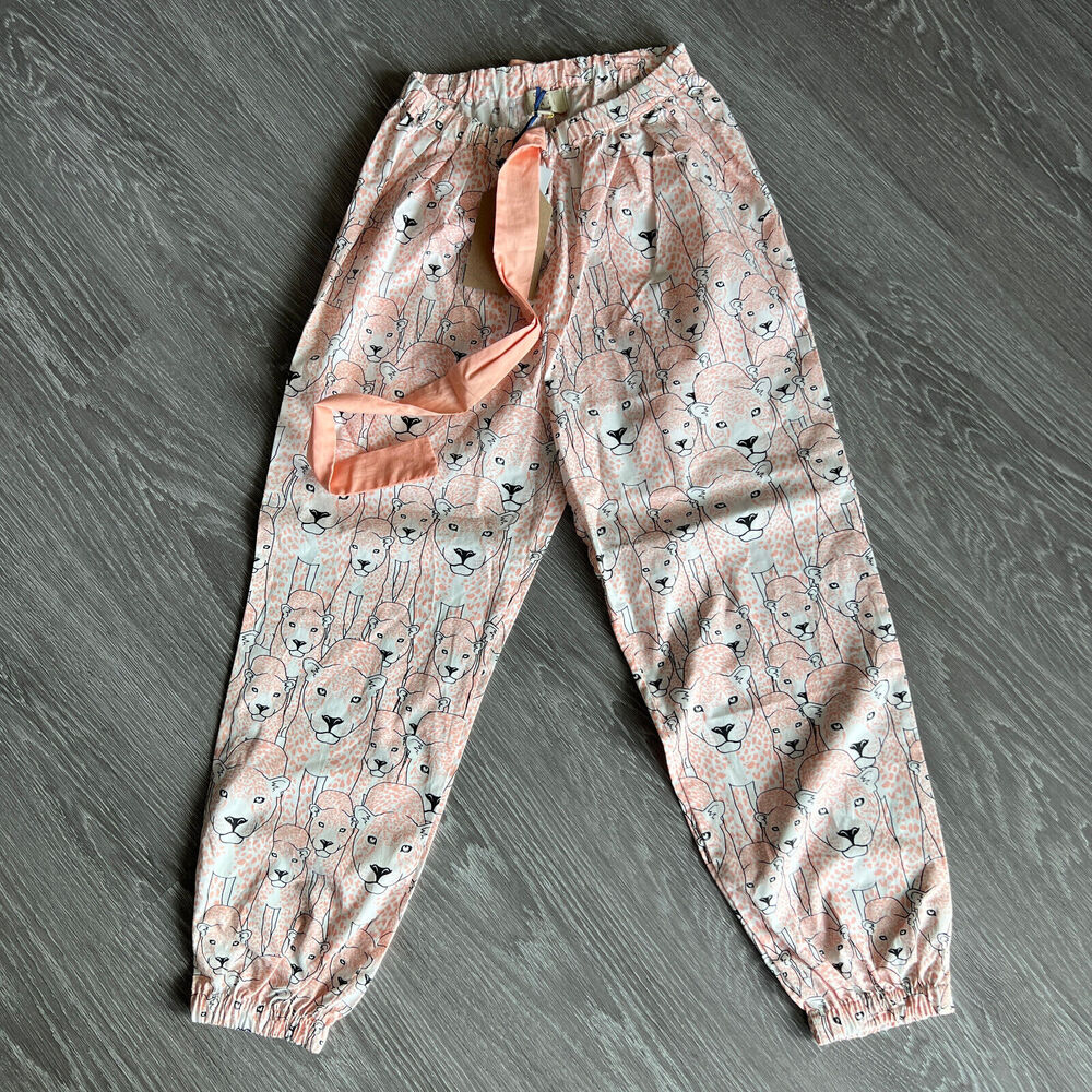 Coco Au Lait Jaguar Pants Kids 8 Years Elastic Waist